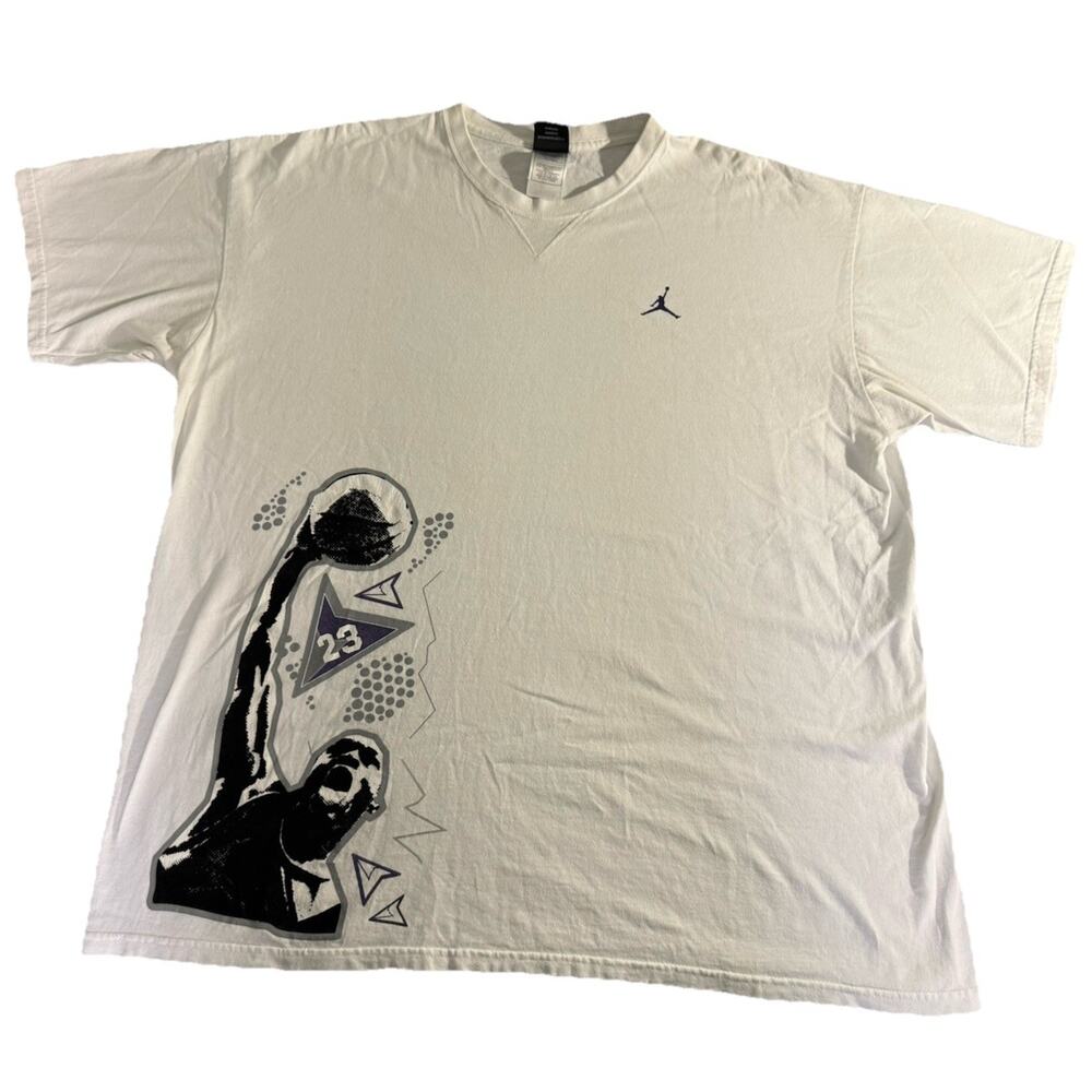 Vintage Michael Jordan RARE Jumpman T-Shirt Size XL Retro Nike